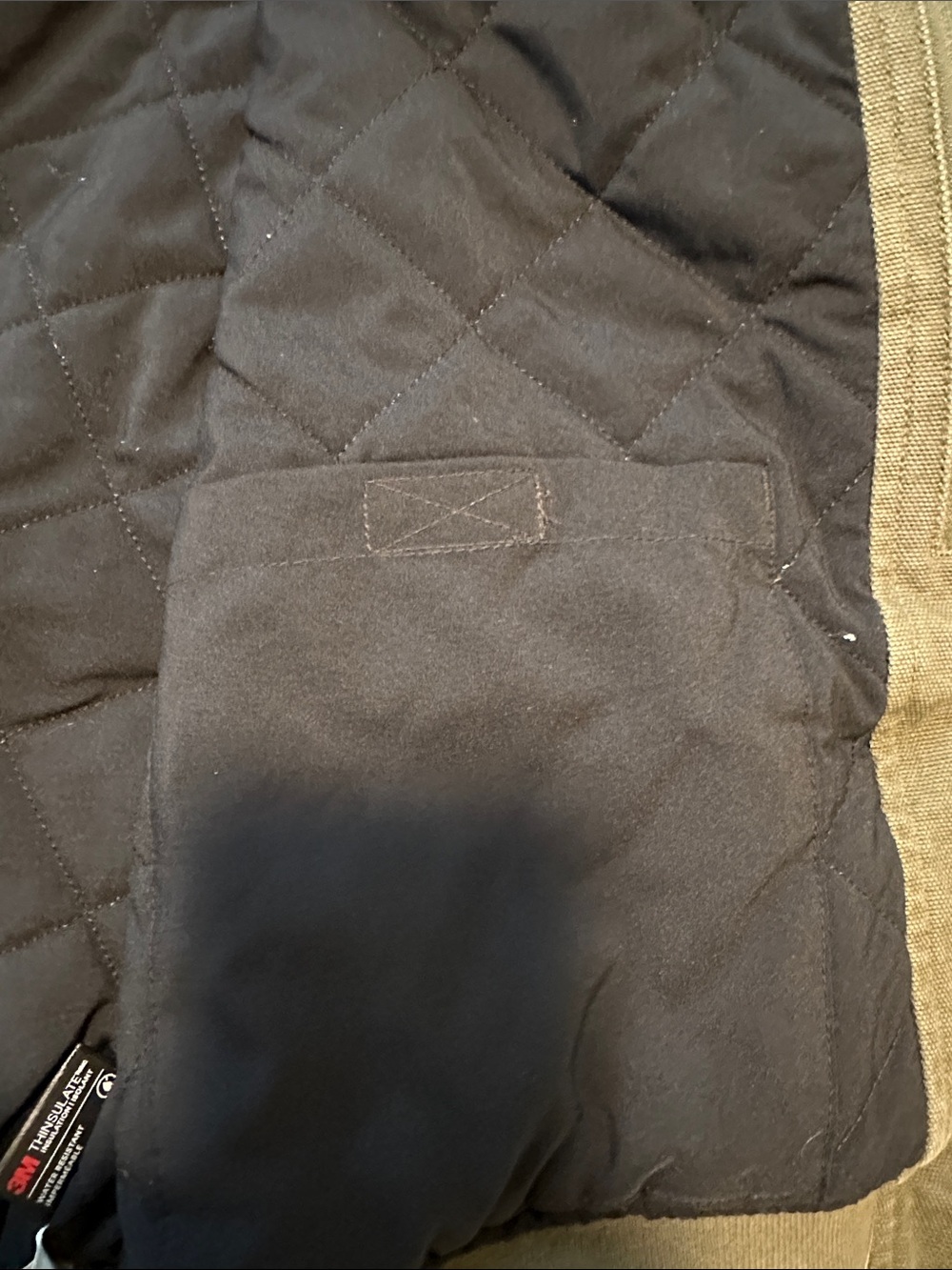 Duluth Trading Co Olive Green Hooded Bomber Jacket - Picture 7 of 10